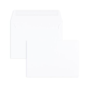 Weiß Briefhüllen Premium Kuverts Briefhüllen Couverts 1000 Stück Umschläge mit 2 Jahren Zufriedenheitsgarantie mit Abziehstreifen 114 x 162 mm DIN C6 