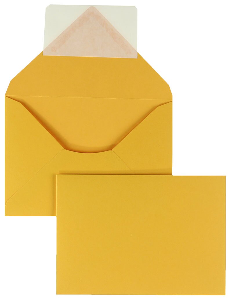 gelb Din lang 500 farbige Briefumschläge Farbe 