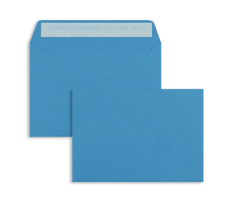 Blau Briefumschlag Kuvert Briefkuvert Umschlag Briefumschläge DIN-C6 
